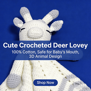 Juguetes de Bebé Hechos a Mano, Suaves y Personalizables, de Bajo Precio, con Unicornio Adorable, Toallitas para Chupetes, Marca Supersky, Aptos para las Cuatro Estaciones - Product Image 3