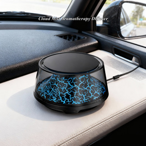 Nuovo <span class=keywords><strong>Diffusore</strong></span> di Aromi per Auto Portatile in Plastica da 10ml con Illuminazione LED, Effetto Vulcano e Nuvola, Decorativo per Esterni - Product Image 6