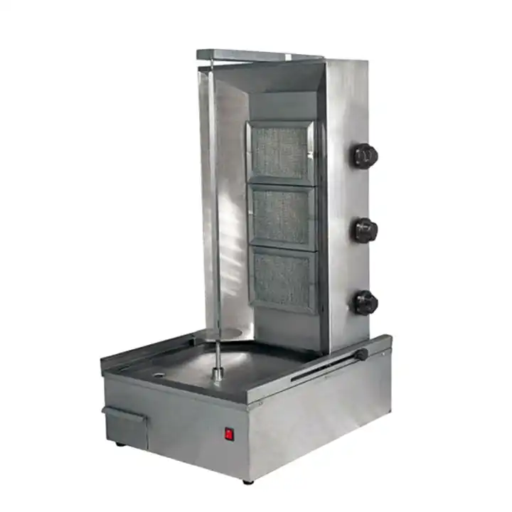 DENEST Electric Commercial Shawarma Grill Machine BBQ Vertical Rotisserie  Rotating Oven