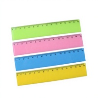 Règle en PVC à motif mignon, personnalisable, style tendance, pour étudiants, avec logo personnalisé imprimé en sérigraphie, pratique pour la publicité promotionnelle