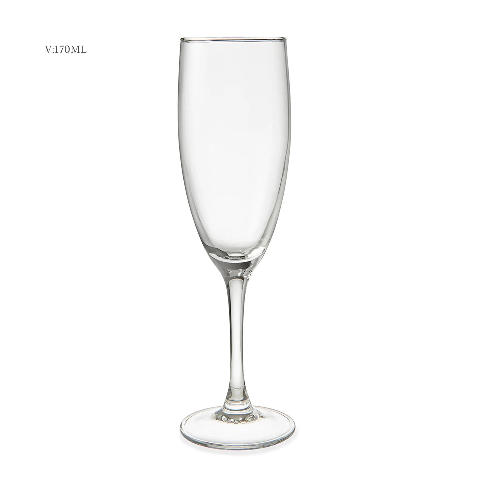 शादी के लिए 6 शैम्पेन बांसुरी ग्लास क्रिस्टल शैम्पेन ग्लास का सेट