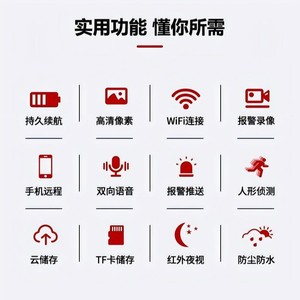 EasyView Cloud HD Surveillance <b>Camera</b> 4MP <b>Wireless</b> WIFI Battery Powered Card Sized With Night Vision Motion Detection Two Way - Product Image 5