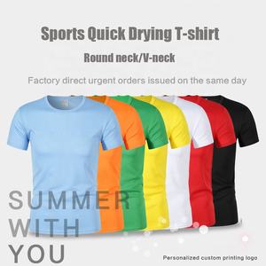 Abbigliamento sportivo personalizzato in poliestere 100% da donna/uomo <span class=keywords><strong>T</strong></span>-shirt girocollo Plus Size Tshirt da maratona ad asciugatura rapida vestiti a sublimazione - Product Image 4