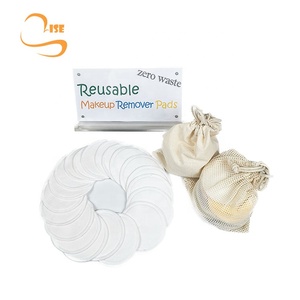 Disques démaquillants ronds en <span class=keywords><strong>coton</strong></span> de bambou, protections <span class=keywords><strong>lavables</strong></span>, réutilisables, pour les hommes - Product Image 6