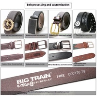 Ceinture en cuir noir pour homme de haute qualité avec boucle automatique élégante, adaptée aux occasions professionnelles et décontractées
