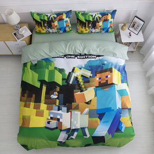 Juego de fundas de edredón de microfibra con estampado 3D de dibujos animados, sábanas desechables para cama de Hotel, color blanco - Product Image 6