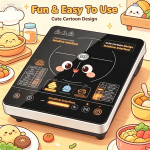 Cuisinière à <span class=keywords><strong>induction</strong></span> multifonction pour la cuisine indienne, mode Roti Dosa, 2000W, contrôle tactile, minuterie, verrouillage enfant, <span class=keywords><strong>plaque</strong></span> chauffante en verre de qualité A - Product Image 3