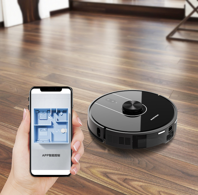 Hot Selling 2600 Battery 2600 Pa WiFi BLE Connect Tuya Application Good House Sweeping Laser Robot Vacuum Cleaner