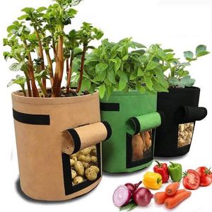 sac de plantation biodégradable <span class=keywords><strong>feutre</strong></span> pousser plante jardin sac en plastique sac de culture pour les plantes végétales - Product Image 3