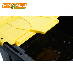 Bền Mạnh Mẽ Ngành Công Nghiệp Nặng 40L Bảo Trì Hội Thảo Công Cụ Tổ Chức Nhiệm Vụ Nặng Nề Nhựa Lưu Trữ Bin Với Nắp - Product Image 5