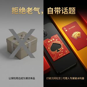 Poker Series Mobile Phone <b>Stickers</b> Gold Foil 3D Relief Design Red Envelope Gift For <b>Personal</b> Use - Product Image 4