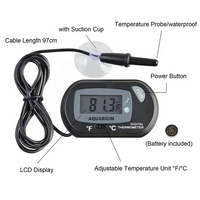 Mini thermomètre de ST-3 numérique intérieur hygromètre température humidité mètre jauge sonde pour incubateur Reptile plante Terrarium