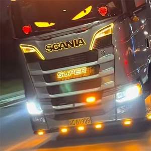 Para SITRAK DAF sicania letras luminosas modificadas luces letras con luces logotipo luminoso fresco luces decorativas - Product Image 3