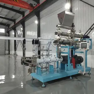 China leading manufacturer Automatic Floating fish feed pellets extruder machine Pet Cat Dog Fish Feed Pellet Mill Extruder