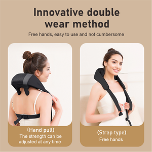 6D Nacken <span class=keywords><strong>massage</strong></span> gerät zur Schmerz linderung <span class=keywords><strong>Shiatsu</strong></span>-Schulter <span class=keywords><strong>massage</strong></span> gerät mit tiefem Gewebe und kabellosem Wärme knet <span class=keywords><strong>massage</strong></span> gerät für den Hals - Product Image 3