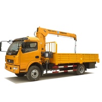 Camion-grue hydraulique autoporteur HAOY 3,2 tonnes avec panier de levage télécommandé