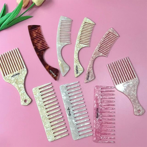 QianJin personalizzabile elegante acetato acrilico eco-friendly Fashion per capelli da donna con Logo personalizzato - Product Image 3