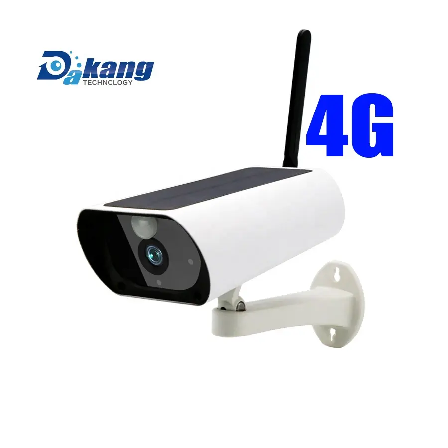 Беспроводная цилиндрическая камера безопасности Dakang, 4G SIM, wi-fi, 1080P, объектив 4 мм, аккумулятор 2*18650 3200hA, микрофон и динамик, слот для SD-карты
