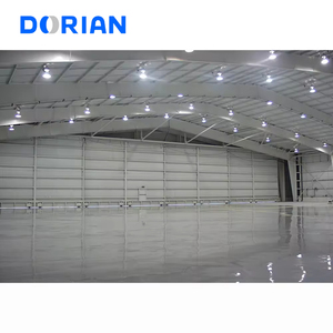 <span class=keywords><strong>Hangar</strong></span> d'avion à toit courbé en structure d'acier personnalisée, bâtiment métallique préfabriqué - Product Image 5