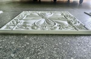 Rosas de techo de PU de estilo moderno, molduras de decoración de interiores, azulejos de techo elegantes - Product Image 3