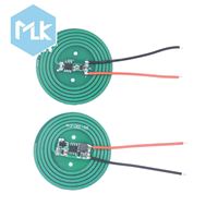Modul Pengisian Daya Nirkabel Tipe PCB MLK 12V Jarak Jauh PCBA Pengisi Daya Nirkabel 5V 800mA Papan Sirkuit PCBA Pengisi Daya Nirkabel
