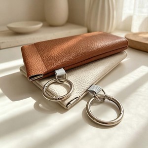 Estuche minimalista para gafas, rectángulo de cuero con cierre magnético, bolsa de almacenamiento para gafas, portátil, para viaje, con colgador incorporado - Product Image 4