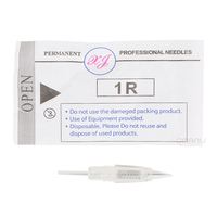 Aiguille de maquillage permanente numérique dorée 1R 3R 5R 5F 7F Machine à tatouer à micropigmentation pour sourcils et lèvres