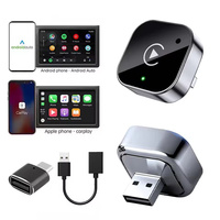 Adaptor CarPlay Nirkabel Android Auto, Upgrade dari Kabel ke Nirkabel, Plug and Play, Koneksi Cepat dan Stabil, Adaptor Mobil Mini Portabel