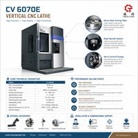 Torno CNC de Alta Precisión para Metal con Sistema de Transporte de Virutas y Refrigeración, Torno CNC Vertical