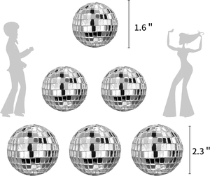 5 Piezas de Decoración para Pastel de Bola de Discoteca, Adornos de Bola de Discoteca, Artículos para Fiesta de Saturday Night Fever, Artículos para Fiesta de Baile de Bola de Discoteca, Artículos para Fiesta de Cumpleaños - Product Image 3