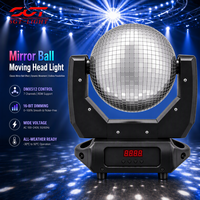 Projecteur à tête mobile Mirror Ball 24V 100W 50/60Hz DMX512 CH7, activé par le son, fonctionnement automatique maître-esclave, verre réfléchissant pour discothèque