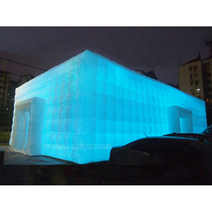 20x11m Outdoor White <strong>Large</strong> <strong>Inflatable</strong> Wedding Party Tent With LED Lights N Movable Doors From Sino <strong>Inflatables</strong> Factory - Product Image 3