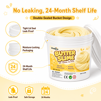 Slime de Mantequilla a Granel de 4 lb al por Mayor, Juguete Sensorial No Pegajoso de Marca Privada para Escuelas y Reenvasado OEM para E-commerce