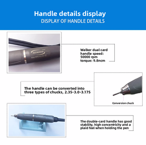Attrezzatura per Laboratorio Dentistico, Micromotore Elettrico Brushless W-50H da <span class=keywords><strong>50000rpm</strong></span>, Trapano Potente 110V/220V 180W - Product Image 5