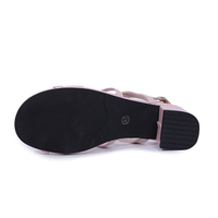Nouvelles sandales sexy pour femmes à talons hauts, trois fines brides horizontales avec une bride supérieure, bout ouvert, chaussures de voyage A-BG-05