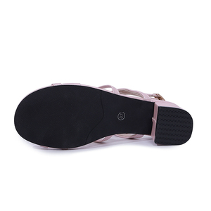Nouvelles <span class=keywords><strong>sandales</strong></span> sexy pour femmes à talons hauts, trois fines brides horizontales avec une bride supérieure, bout ouvert, chaussures de voyage A-BG-05 - Product Image 5