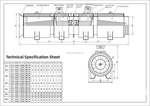 電気鉱山の火炎ファン圧縮逆回転局所軸流OEM & ODMサポート - Product Image 6
