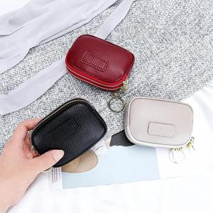 Monedero AndoBag para Mujer, de Cuero Vacuno Genuino, Mini Cartera con Doble Cremallera y Llavero, Bolsa de Moda para Guardar Lápiz Labial 208 - Product Image 3
