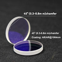 Lentille de protection laser à fibre Raytools 24.9x1.5 27.9x4.1 37x7mm en verre de silice fondue pour pièces de tête de découpe 3kW-30kW