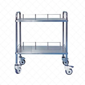 Carrito de Instrumentos de Acero Inoxidable Xin Yuchen 670x450x900mm, Carro Médico de Doble Capa para Hospital y Salón de Belleza - Product Image 3