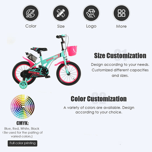 Vélo d'apprentissage pour enfants avec roues stabilisatrices, de bonne qualité, à bas prix, en stock, pour filles de <span class=keywords><strong>8</strong></span> à 10 <span class=keywords><strong>ans</strong></span> - Product Image 2