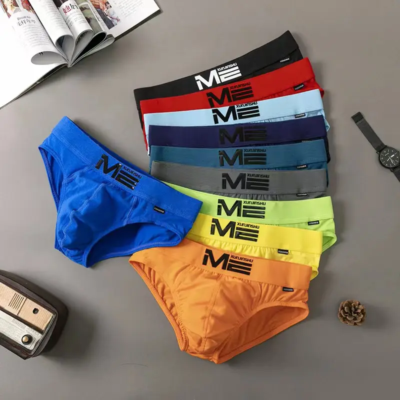 OEM ODM Gay Boys Sexy Cotton Transparent Low Rise Lingerie Briefs Men Erotic Underwear