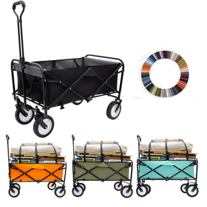 Directamente de fábrica, venta al por mayor, vagón plegable, carrito de playa para exteriores, vagón plegable para acampar - Product Image 1