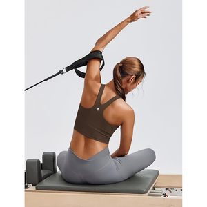 Women Sports Bra <b>High</b> Neck Racerback Padded Yoga <b>Top</b> Breathable Quick Dry Workout Crop Tank Longline Seamless Fit - Product Image 5