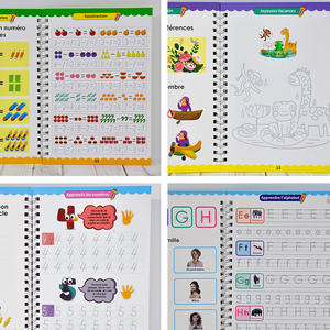 China Customized Kids <strong>Cursive</strong> Handwriting Practice Other Educational Toys Magic Reusable Tracking <strong>Book</strong> Set