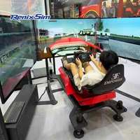Simulateur de course automobile RenixSim Esports Amusement Park, simulateur de course automobile à mouvement complet, configuration haut de gamme, simulateurs de course à entraînement direct pour les passionnés de haut niveau