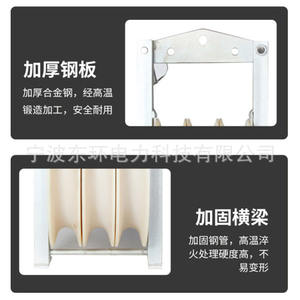 Poleas de Nylon y Aluminio de Gran Diámetro Hechas a Medida, Carros de Alimentación de Cable de Una, Tres, Cinco y Siete Ruedas con Soporte - Product Image 3