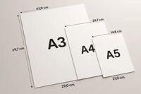Papier copie blanc format personnalisé, ramette multi-usages pour impression laser et jet d'encre