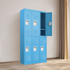 Metal Storage <strong>Locker</strong> modern cheap steel <strong>Locker</strong> Cabinet for Workshop Employee Staff wardrobe 6 Door Gym iron <strong>Locker</strong> - Product Image 6
