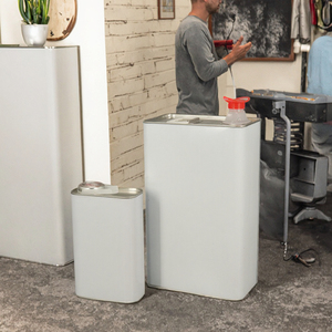 Boîtes en fer blanc carrées personnalisables de 1L pour l'huile comestible, l'huile moteur, les produits chimiques et les aliments – Vente en gros - Product Image 2